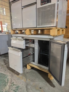 <span class=keywords><strong>Réfrigérateur</strong></span> sous comptoir de type tiroir en acier inoxydable, avec plan de travail, refroidissement par air, montage latéral, pour cuisine commerciale - Product Image 6