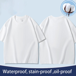 Tech Ademende Supervezel Waterdichte <span class=keywords><strong>T</strong></span>-<span class=keywords><strong>Shirt</strong></span> Casual Snel Droog Blanco Vlek 100% Katoenen Gebreide O-hals Heren <span class=keywords><strong>T</strong></span>-<span class=keywords><strong>Shirt</strong></span> - Product Image 6