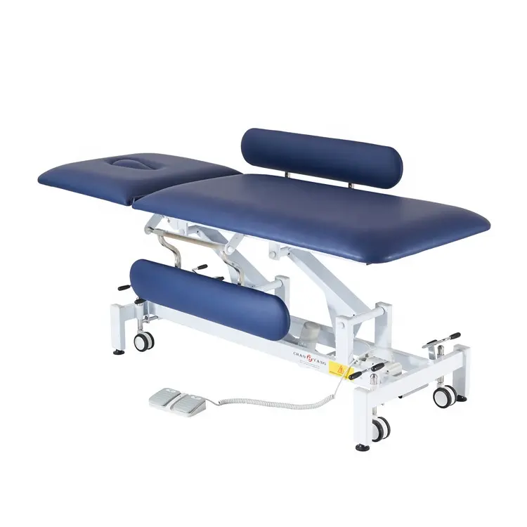 Groothandel Massagetafel 2 Sectie Elektrisch Massagebed Met Luxe Zij-Veiligheidspads CY-C107S