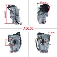 Carburateur haute performance pour Suzuki AG100 AG50 AG60 V100 V50 Address50 2 temps cyclomoteur Scooter Dirt Bike ATV moto moteur