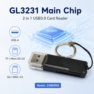 Lector de Tarjetas USB 3.0 2 en 1, 5Gbps de Alta Velocidad, Mini Adaptador Portátil para Tarjetas de Memoria SD, Micro SD y TF con Llavero para PC y Laptop - Product Image 5