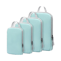 Cubes d'emballage de compression de haute qualité pour les organisateurs de bagages légers et pliables de voyage pour les valises