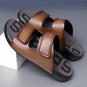 Sandali in pelle di alta qualità di alta qualità estate nuovo morbido fondo business casual pantofole - Product Image 3