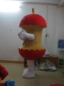 ชุดมาสคอตแอปเปิ้ลสีแดงดวงตา3D ตัวการ์ตูนตัวละครตลกกำหนดเอง - Product Image 2