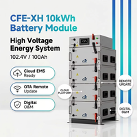 Module de batterie LiFePO4 haute tension 40 kWh CFE-XH, système de stockage empilable, 8000 cycles pour micro-réseau commercial hors réseau