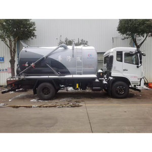 Dongfeng 12 Cubic New Manual Diesel Euro 6 Sewage Vacuum <b>Tanker</b> <b>Truck</b> 150-250hp 15-20T GVW - Product Image 1