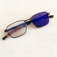 Qingqing vente en gros 2025 aluminium slip cut verre photogray anti lumière bleue lunettes photochromiques à bas prix