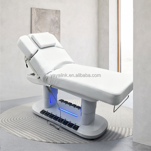 Nueva Cama de Masaje Eléctrica de Doble <span class=keywords><strong>Columna</strong></span>, Mueble Comercial para Salón de Belleza, Ergonómica, para Pestañas - Product Image 2