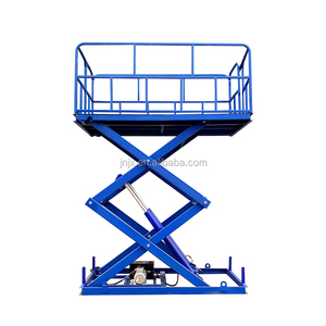 Shandong JUXIN 2m 4m 5m 3ton 5ton 8ton 10ton hidráulica pequeña solo tijera arreglar estacionario de la mesa elevadora con bajo costo - Product Image 1