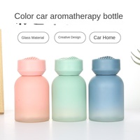 Bouteille diffuseur de parfum sans flamme en verre de 120 ml pour aromathérapie, ornement d'aromathérapie pour la maison et la chambre, rechargeable et vide