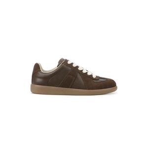 Zapatillas deportivas Trainer Gats Black Gum Low MM6 Classic de cuero vacuno suave, color blanco, gris, <span class=keywords><strong>nude</strong></span>, informales, para hombre y mujer - Product Image 5
