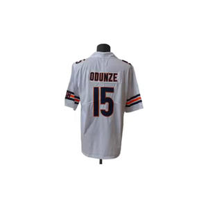 قمصان كرة القدم الأمريكية لفريق شيكاغو بالجملة، قابلة للتنفس بأكمام قصيرة باللون الكحلي # 15 قميص كرة قدم روم أودونزي ويليامز - Product Image 6