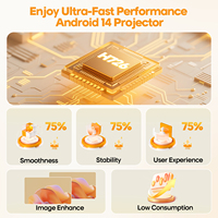Magcubic HY300 MAX Nuevo Proyector 2026 Android 14 720P WiFi 6 BT5.4 8K Enfoque Automático Corrección Trapezoidal Automática Control Remoto IR Proyector de Cine en Casa
