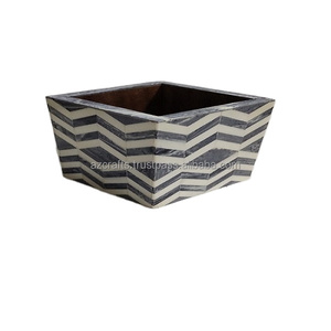 Portalápices de resina de alta calidad, organizador de bambú, accesorio de escritorio de almacenamiento de oficina, modelo elegante, patrón para manualidades, regalos - Product Image 1