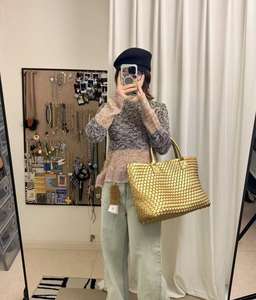 2025 nuevo bolso tejido <span class=keywords><strong>de</strong></span> PU <span class=keywords><strong>de</strong></span> alta calidad Bolso grande bolso <span class=keywords><strong>de</strong></span> poliéster duradero con bolso <span class=keywords><strong>de</strong></span> hombro abierto estilo <span class=keywords><strong>de</strong></span> celebridad <span class=keywords><strong>de</strong></span> moda - Product Image 4