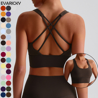 Vêtements de sport de gymnastique personnalisés en gros Vêtements pour femmes Haut court Soutien-gorge de sport de yoga à impact élevé pour femmes Fitness