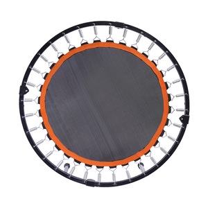 Gran oferta gimnasio <span class=keywords><strong>Fitness</strong></span> 40/48 pulgadas redondo salto Bundgee <span class=keywords><strong>cama</strong></span> interior alto elástico primavera trampolín plegable con reposabrazos - Product Image 1