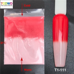 In stock colore blu T1-106 temperatura sensibile al calore cambiamento di colore temperatura-attivato di colore pigmento termocromico In polvere - Product Image 6