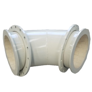 Coude <span class=keywords><strong>de</strong></span> <span class=keywords><strong>protection</strong></span> en <span class=keywords><strong>acier</strong></span> doublé <span class=keywords><strong>de</strong></span> céramique d'alumine pour zones à fort usage – Solution localisée contre l'abrasion - Product Image 1