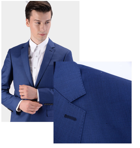 Tissu de costume de la série DF K, 70% laine australienne, 30% fibre de polyester, tissu en laine peignée - Product Image 1