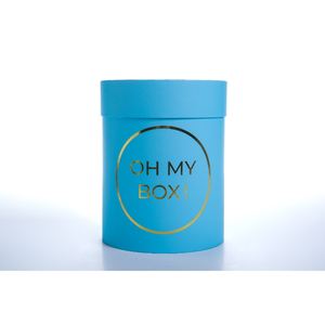 Boîte-cadeau vide en carton cylindrique rond, emballage de luxe, impression personnalisée de la marque - Product Image 2