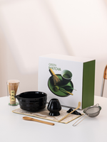 Ensemble de bols à matcha de luxe traditionnels avec fouet et spatule en céramique pour café et thé