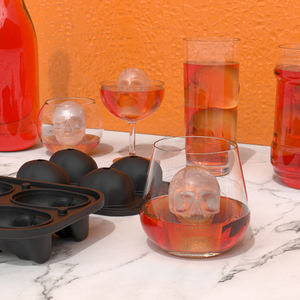 Moule à glaçons empilable LK10 en silicone transparent 3D pour whisky, avec démoulage facile - Product Image 5