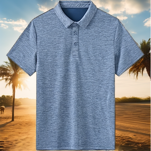 เสื้อยืดผู้ชายไซส์ใหญ่ สีพื้น ผ้าถัก ระบายอากาศ ปักลาย แห้งเร็ว น้ำหนักเบา สำหรับฤดูร้อน ปี 2026 - Product Image 2