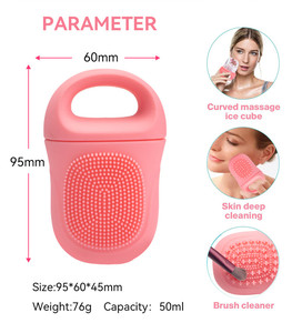 Rouleau de massage facial en silicone réutilisable pour le visage, avec moule ciblé pour le contour des yeux anti-rides - Product Image 3