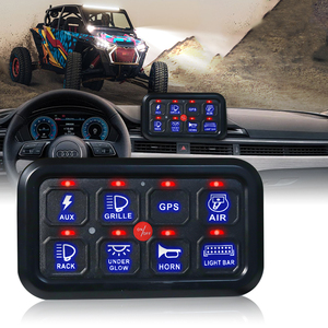 8 gang chuyển bảng điều khiển hộp điều khiển với ứng dụng không dây từ xa cho 12V 24V SUV Xe tải 4x4 off road Led thanh ánh sáng hệ thống mạch - Product Image 2