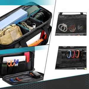 Sac de patrouille tactique d'extérieur robuste pour siège de voiture, organisateur d'équipement de qualité supérieure avec système Molle - Product Image 4
