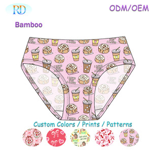 Sous-vêtements pour filles Ruidian en bambou RTS/ Culottes pour enfants imprimées sur mesure, culottes pour petites filles, sous-vêtements respirants pour enfants à porter tous les jours - Product Image 6