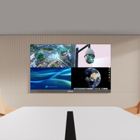 Mur vidéo LED intelligent HD mobile pour salle de réunion, 216 pouces, 163 pouces, 135 pouces, 108 pouces, intérieur, 2K, 4K, écran LED tout-en-un