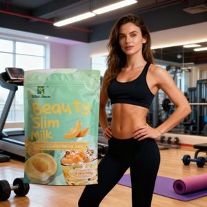 Bevanda in Polvere per la Bellezza 180g 12 Bustine Collagene Acido Ialuronico Garcinia L-Carnitina Formula Dietetica Tè al Latte Dimagrante - Product Image 1