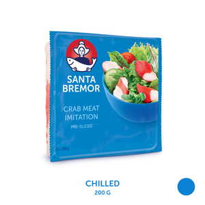 Imitation de chair de crabe Santa Bremor 200 g, produit surimi, vente en gros auprès du fabricant - Product Image 1