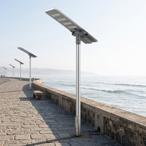 250W Sensored Solar <b>LED</b> Street <b>Light</b> 30W 60W 80W 100W 120W <b>With</b> Outdoor <b>Sensor</b> for Automatic Dusk to Dawn Operation LCS-DYM-61 2 - Product Image 1
