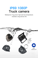 CCENTEN 7 pouces 4CH MDVR GPS enregistreur vidéo moniteur d'affichage de voiture caméra de recul pour camion véhicule Bus scolaire