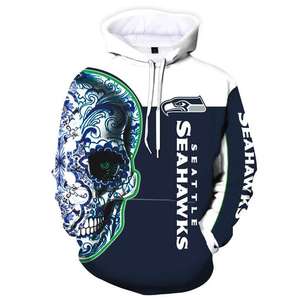 定制旧金山49ers跨境时尚彩色3D打印长袖春季套头衫连帽衫休闲上衣冬季 - Product Image 3