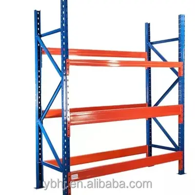 Industrial stacking heavy duty long span shelving estanteria storage metal shelf rack for warehouse