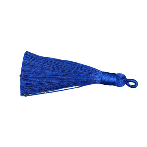 Marcapáginas clásico de poliéster con borlas de 9.5 cm en colores mixtos para regalo, decoraciones DIY - Product Image 5