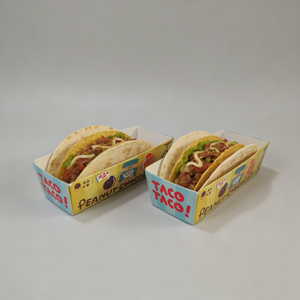 Cajas de Papel para Tacos de Birria Mexicanos, Cajas Pequeñas Personalizadas al por Mayor para Pastelería, Cajas Desechables para Comida para Llevar de Restaurantes - Product Image 2