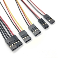 5P/3P/2-pin Dupont 2.54mm perempuan kedua ujung kabel 28AWG