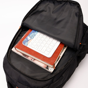 Men's <b>Backpack</b> <b>Large</b> Capacity 14 Inch Laptop Bag School Travel Outdoor Casual Splash Proof Black Orange Green Blue - Product Image 4