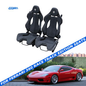 เบาะนั่งรถแข่งคาร์บอนปรับได้ หุ้มหนัง Nappa กันน้ำ สำหรับ Ferrari SF90 458 488 812 F8 296GTB 360 - Product Image 1