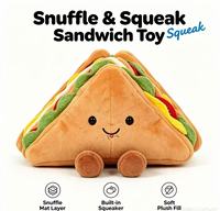 Jouet en peluche personnalisé pour animaux de compagnie, frites, jouet sonore et olfactive pour la vente en gros