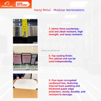 Chariot à outils Super Septembre avec roulettes verrouillables, configuration ultime pour laboratoire de robotique professionnel
