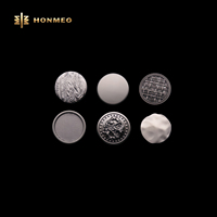 Bouton en alliage de zinc HONMEO pour vêtements, jeans, sacs en denim, bouton à tige métallique, quincaillerie, vente en gros personnalisée OEM