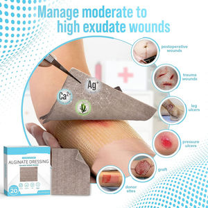 Grosir Patch luka tertutup kalsium Alginate medis tipe serat <span class=keywords><strong>Ion</strong></span> perak lapisan penutup rongga - Product Image 6