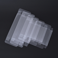 Boîtes d'emballage personnalisées en plastique transparent PET PVC, boîte d'emballage transparente pour chocolat