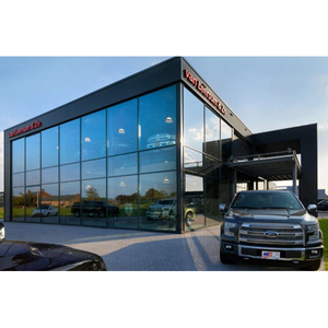 Diseño de Muro Cortina de Vidrio con Estructura de Acero Prefabricada para Centros Comerciales y Salas de Exposiciones - Product Image 3